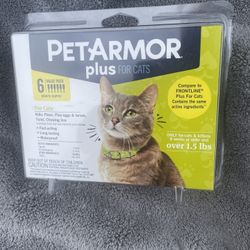 Pet Armor Plus For Cats 6 Month Supply