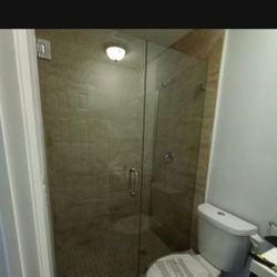 Shower Door, Glass Tempered 3/8