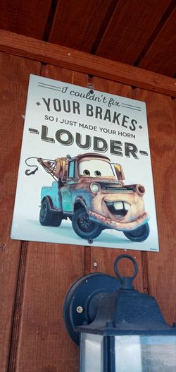 Pixar Metal Sign 10×16 