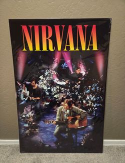 Nirvana Unplugged Band Poster 24x36