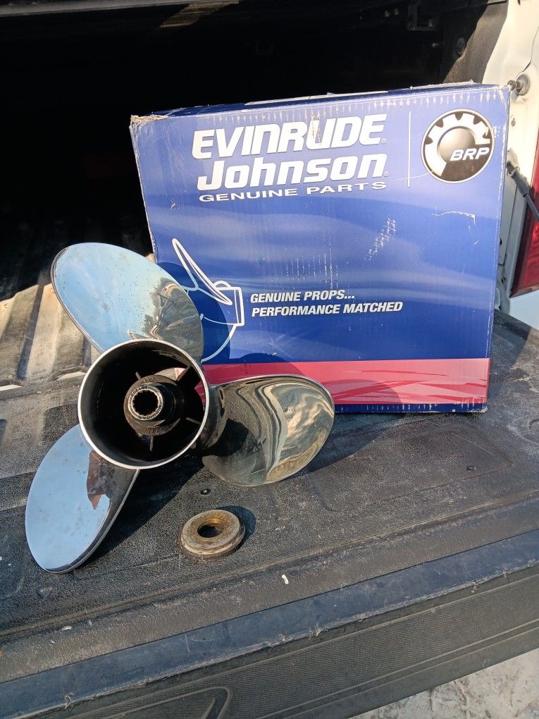 Stainless Steel Evinrude Outboard Prop