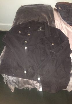 Denim jacket [black]