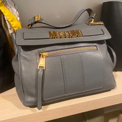 Authentic Moschino Leather Handbag Purse