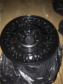 Chevy wire wheels