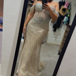 Size 12/14 Formal Gown Worn 2 Times 