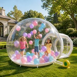 Bubble House Dome, Christmas Party Bubble Globe, Holiday Party inflatable Bubble House, Balloon Vault