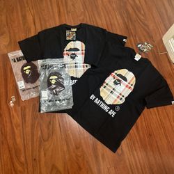 Size Medium And Large Bape Tshirt 