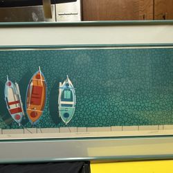 Lithograph Quote Fisherman Of Greece” Signed A Numbered