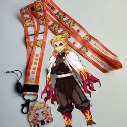 Demon Slayer- lanyard kawaii rengoku shinjuro