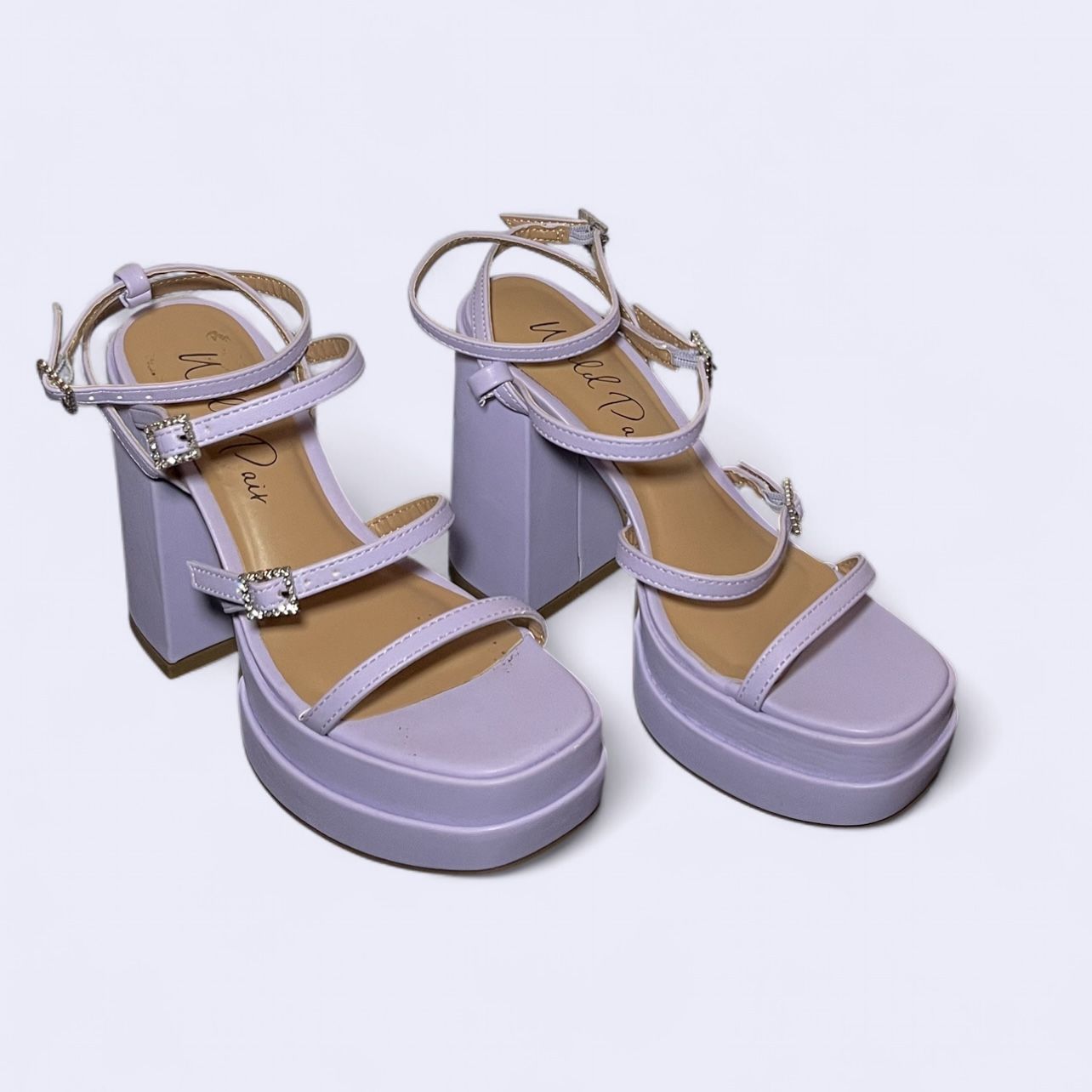 Lilac Chunky Heels