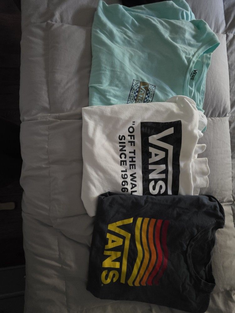 3 Vans T-shirts Mens Size Large
