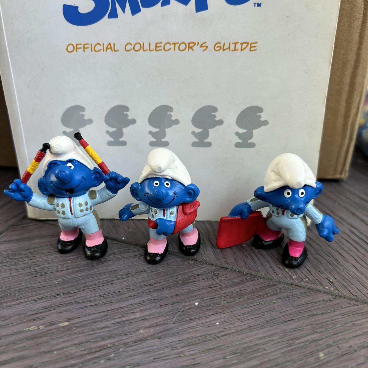 Lot De 8 Figurines Schtroumpfs - Peyo - Occasion