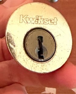 Kwikset 780 Removable Core Lock Cylinder w/ Key & Removal Key