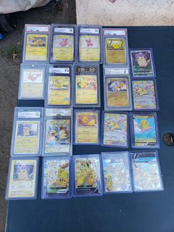 $5000! Firm All 60 Graded Cards & Some Single Raw Cards... Pokémon Cards Collection $5000!. Or Trade all for Car with Paperwork. Or Cash & Trade