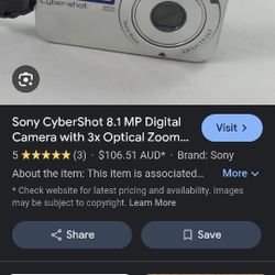 Sony Cybershot Camera