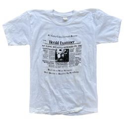 Vintage 80s Los Angeles Say No To Gangs Shirt Size XL