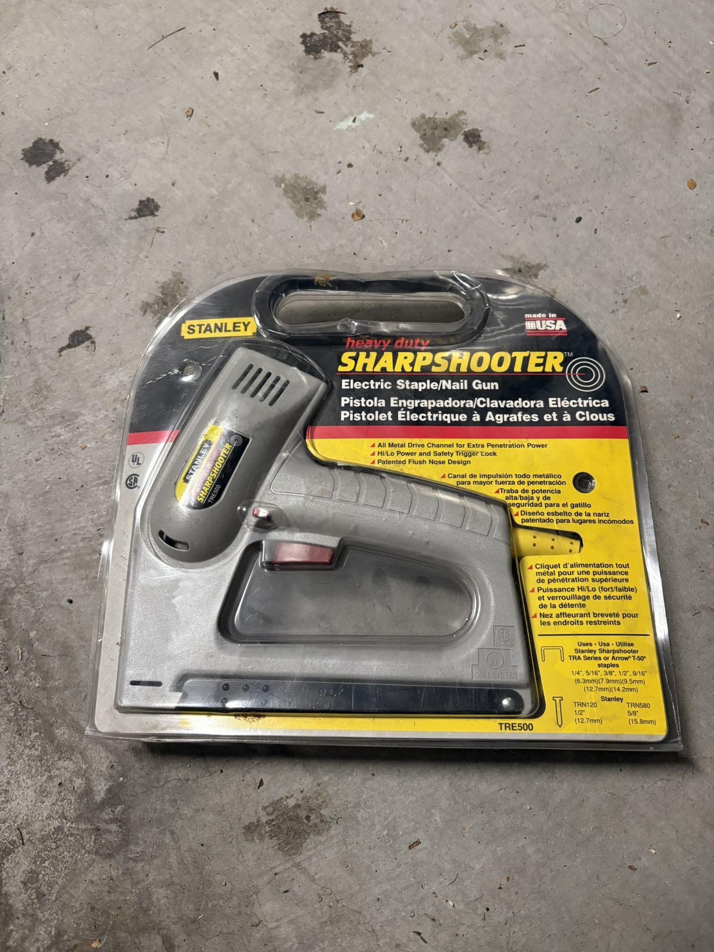 Stanley Sharpshooter Tre500 Power Staple/nail Gun