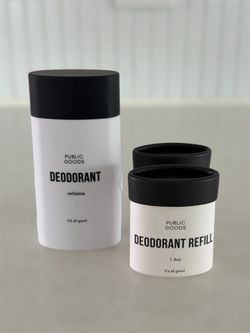 Public Goods Stick Refillable Deodorant Set Minimalist Clean 🆕