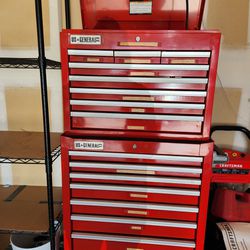 US General Tool Drawers With Tool Cart 
