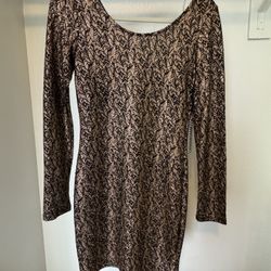 Black & Gold Cocktail Dress 