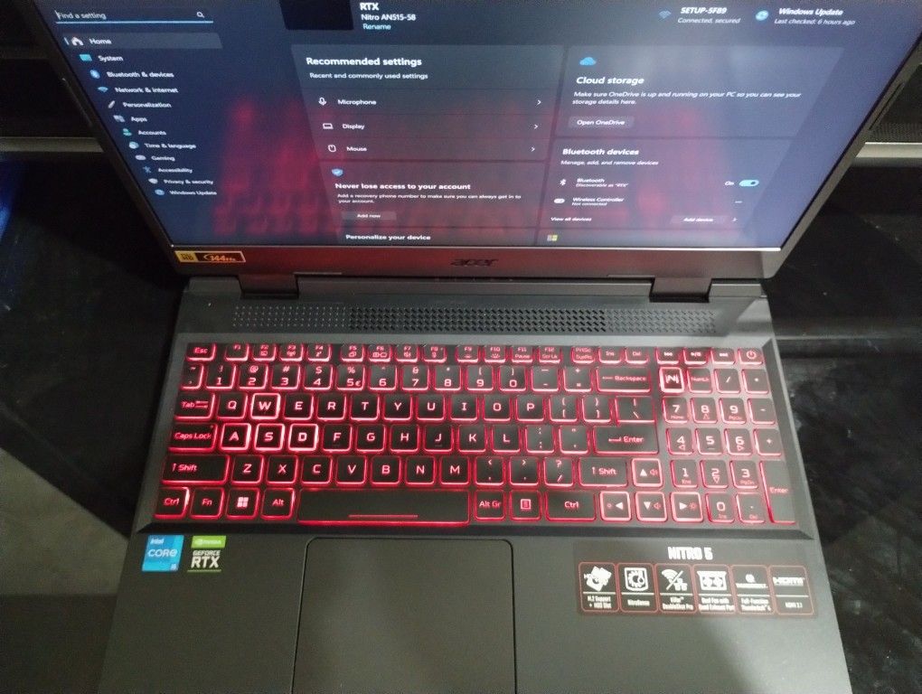 Acer Nitro 5 3050ti