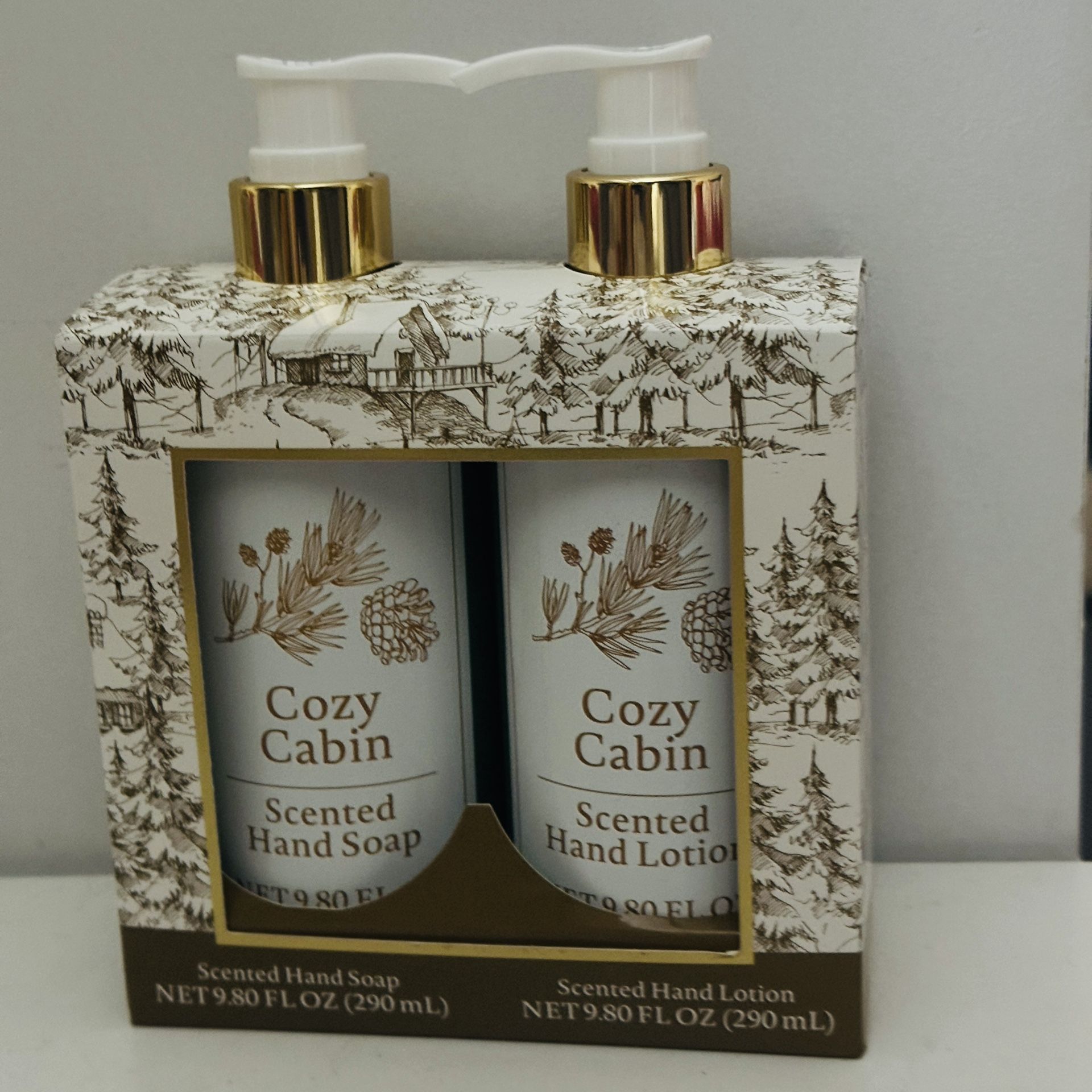 Cozy Cabin Hand Soap And Lotion Set