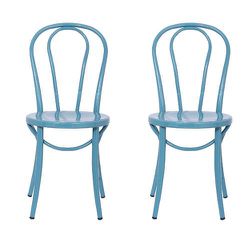 Ellie Metal Bistro Chairs Set of 2 Thumbnail