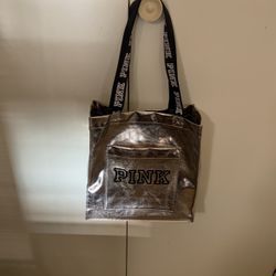 Victoria Secret PINK Silver Bag