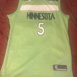 Ant Edwards Jersey Green Timberwolves Men’s L/XL