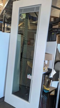 New Full lite Fiberglass door
