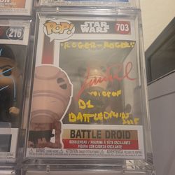 Signed funko pop