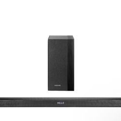 Samsung - 2.1-Channel 300W Soundbar System with 6-1/2" Wireless Subwoofer - Black