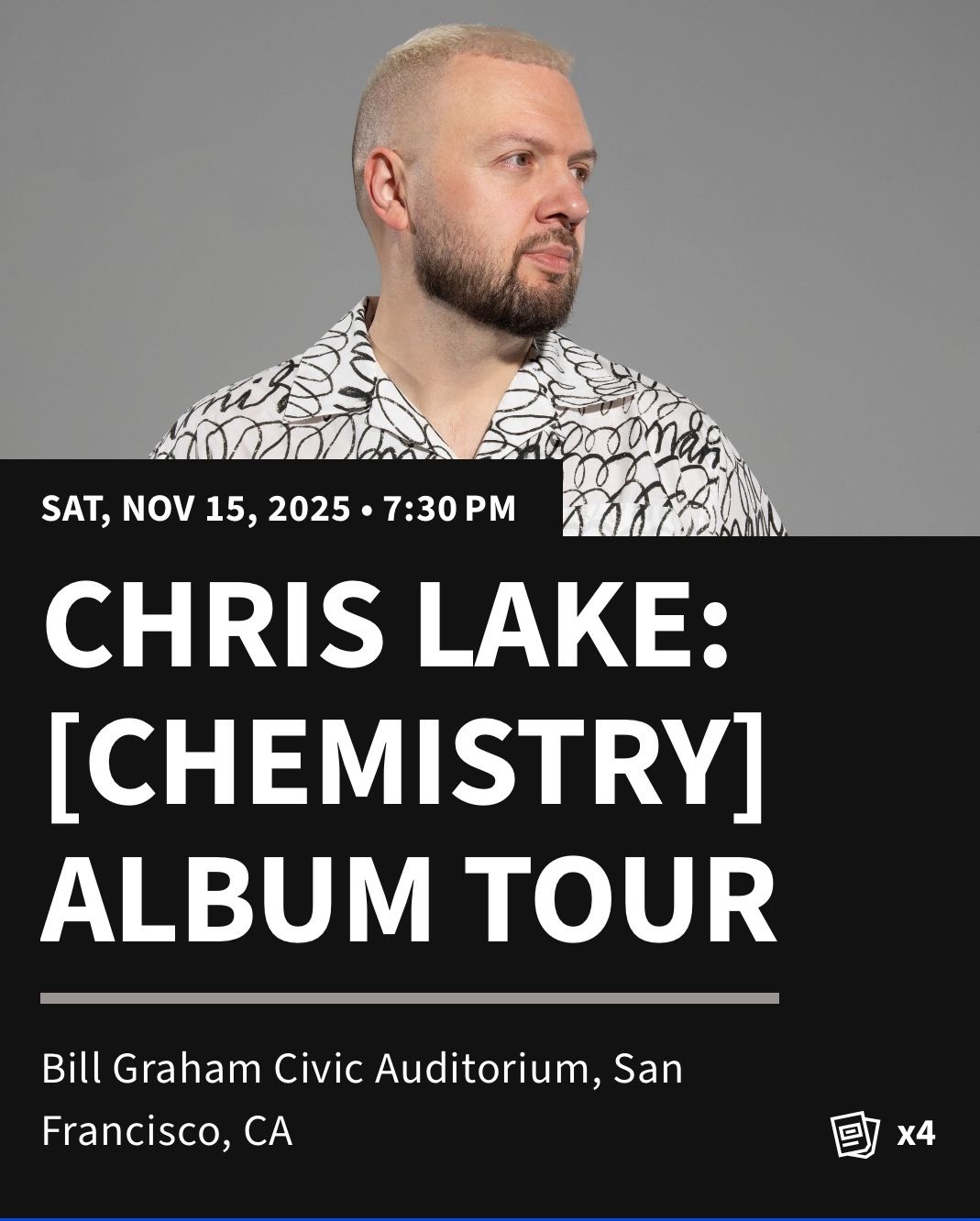 2 Chris Lake GA Concert tickets 