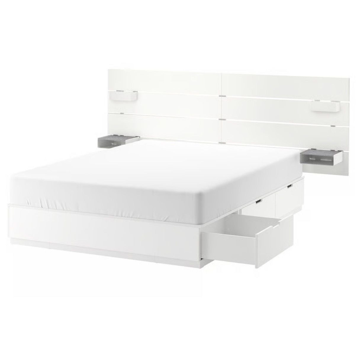 Queen IKEA Bed frame/headboard & Mattress