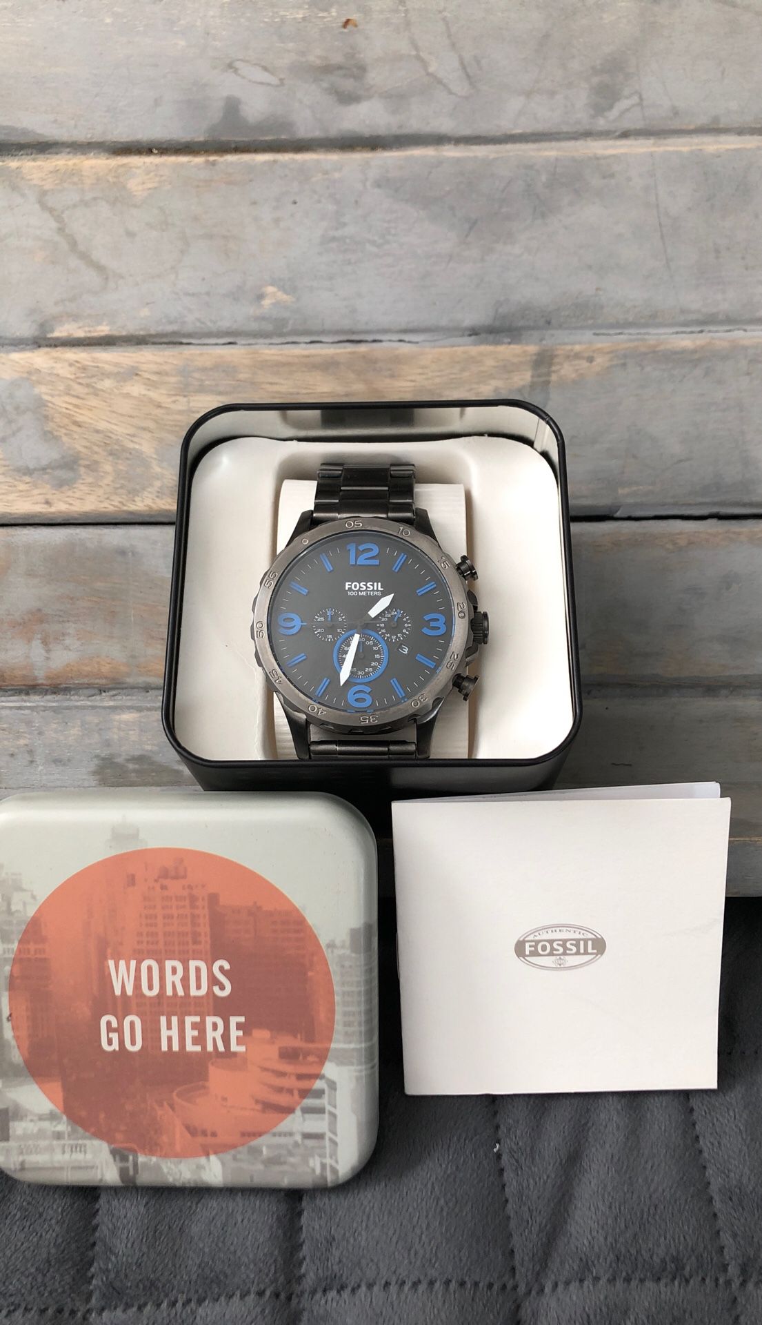 Fossil Nate Chronograph JR1478 50mm