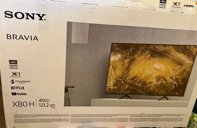 Sony 49” Bravia 4K smart tv