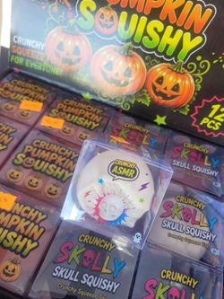 Crunchy Pumpkin / skull Squishies toys