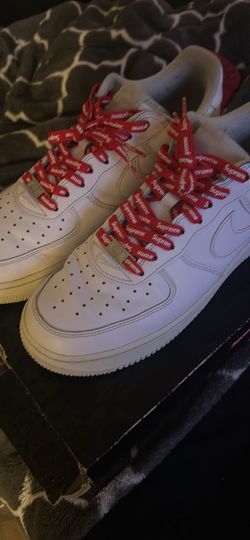 supreme white af1