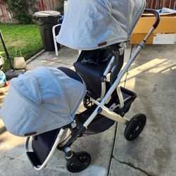 UPPABABY VISTA V2 DOUBLE STROLLER 