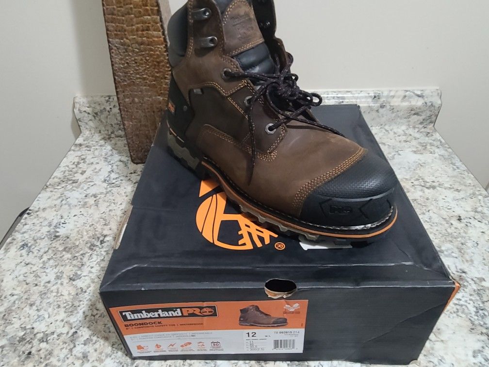 Steel Toe Boots Size 12