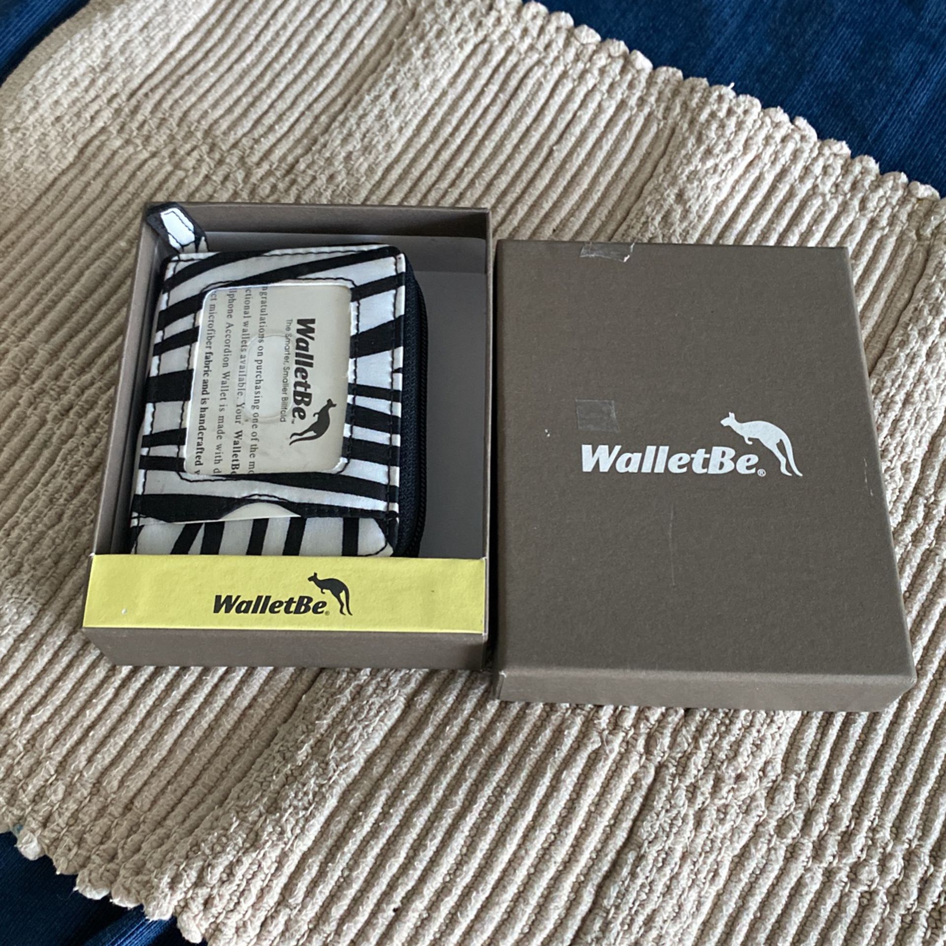 Brand New Zebra Mini Walletbe In The Box