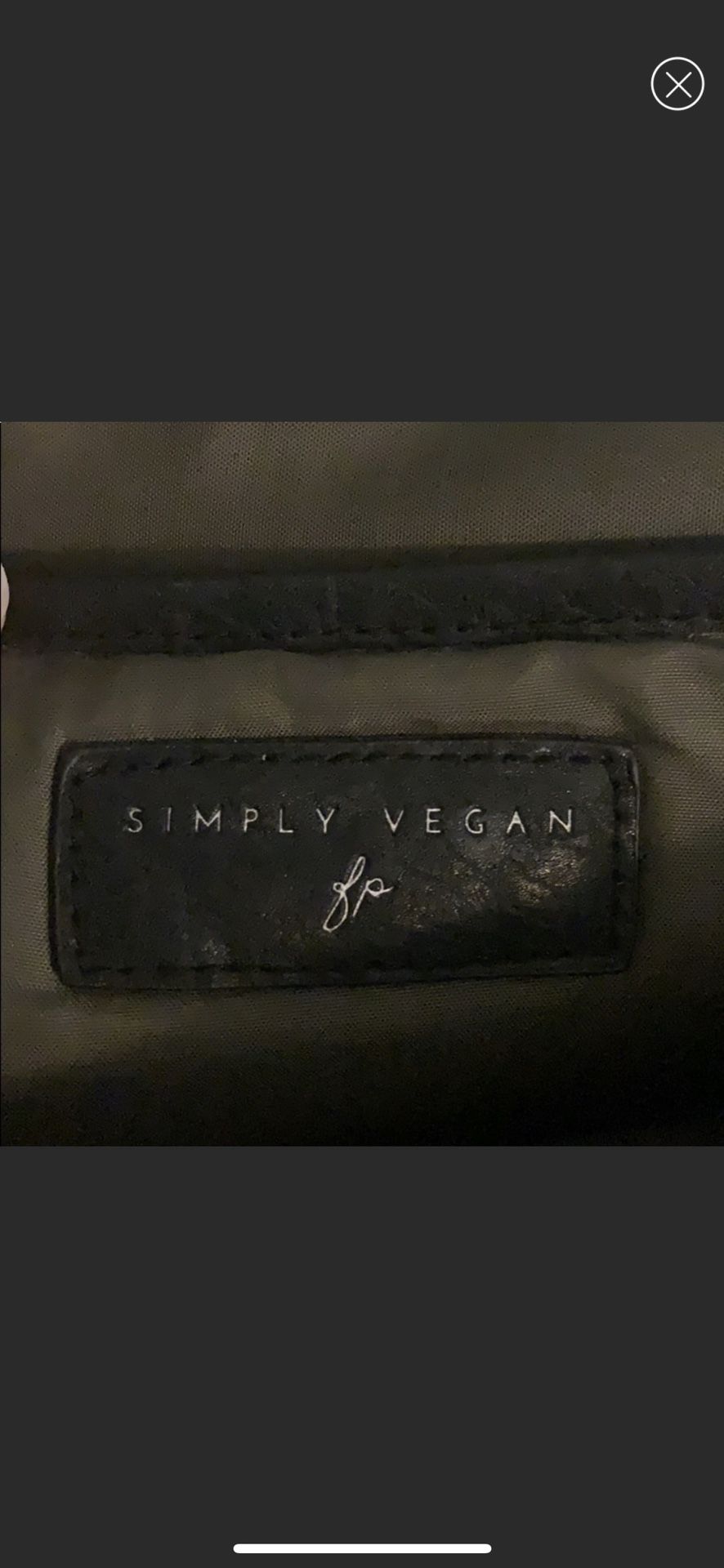 Simply Vegan Leather Small Messenger/Laptop Bag