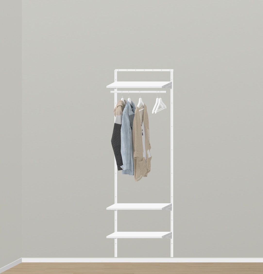 Ikea Algot Wardrobe / Closet Insert Organizer