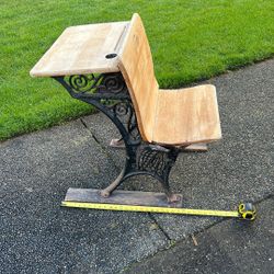 Retro School Desk