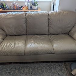 Leather sofa 