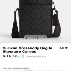 Mens Coach Bag $100