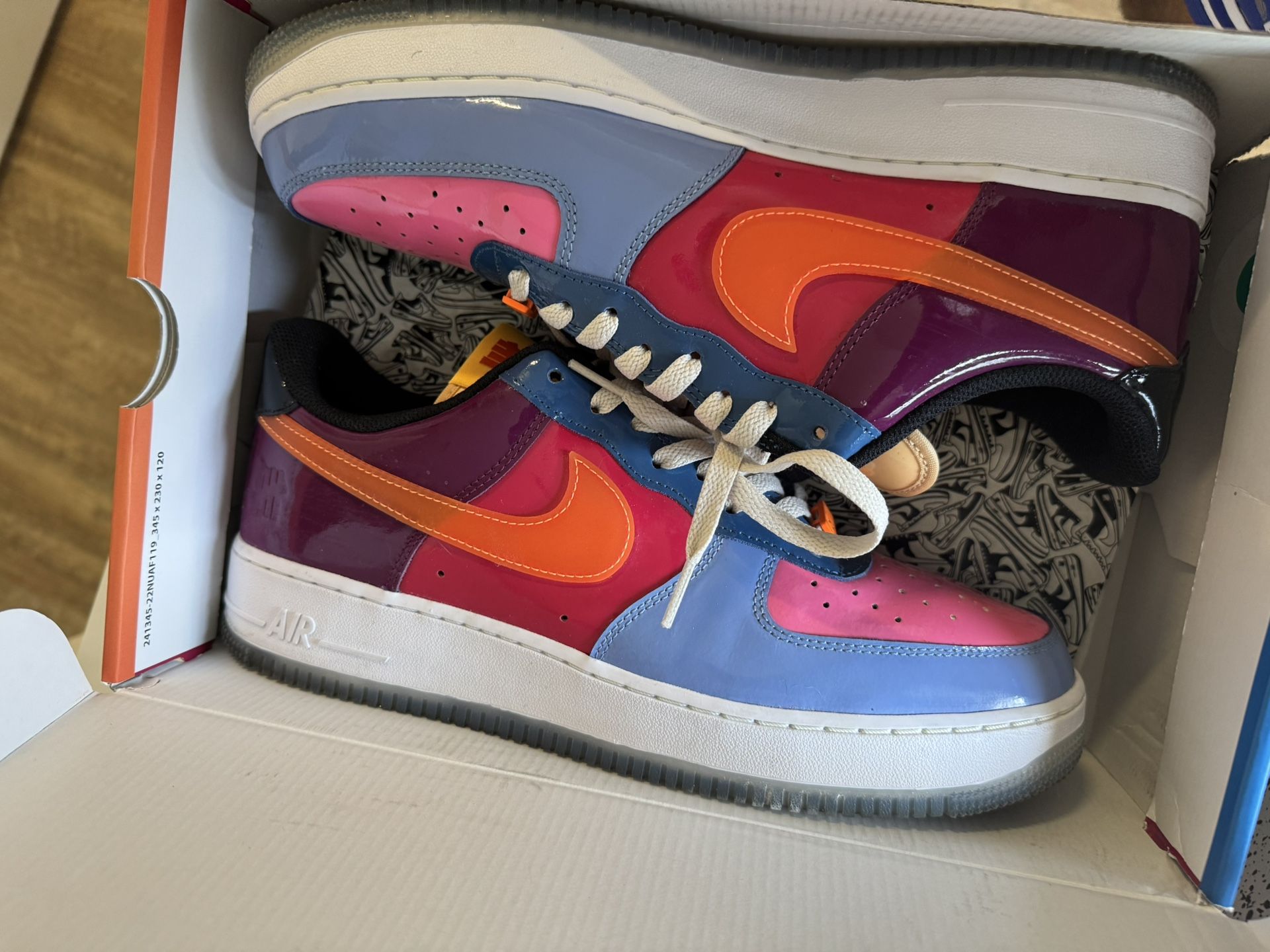 Undefeated Air Force 1s