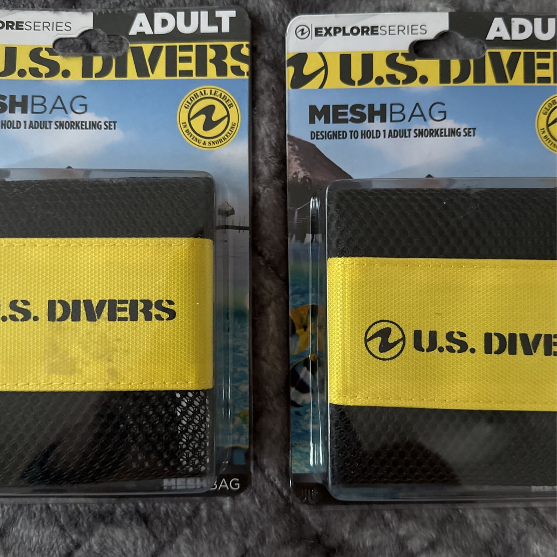 Lot Of 2 Us Divers Mesh Bag