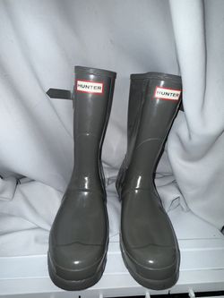 Hunter Gray Rain Boots