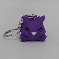 3D Printed Tiny Pokemon Cute Charm Gangar Figurine Pokemon Gifts Decor Keychain